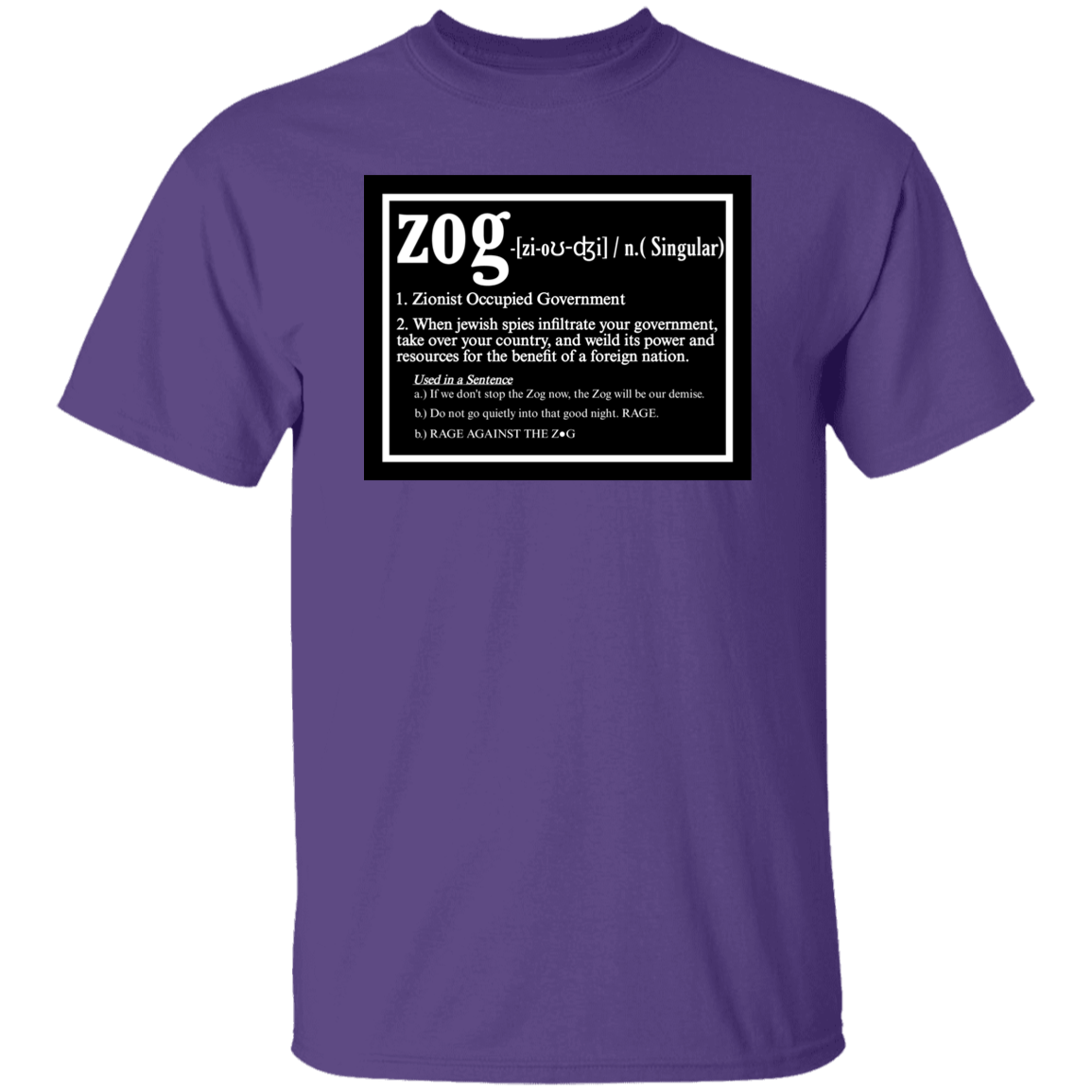 ZOG DEFINED T-Shirt - BAD GOYS CLUB