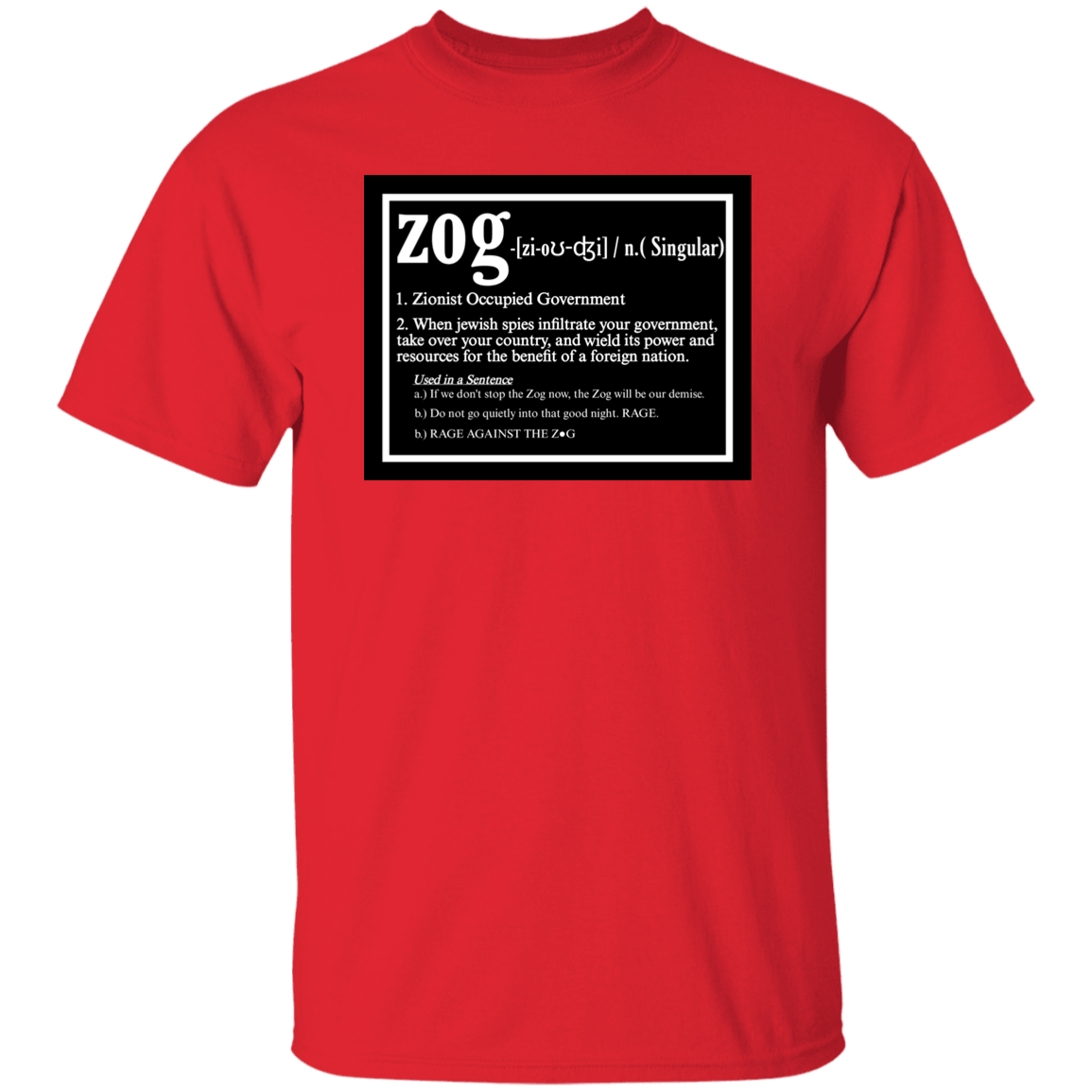 ZOG DEFINED T-Shirt - BAD GOYS CLUB