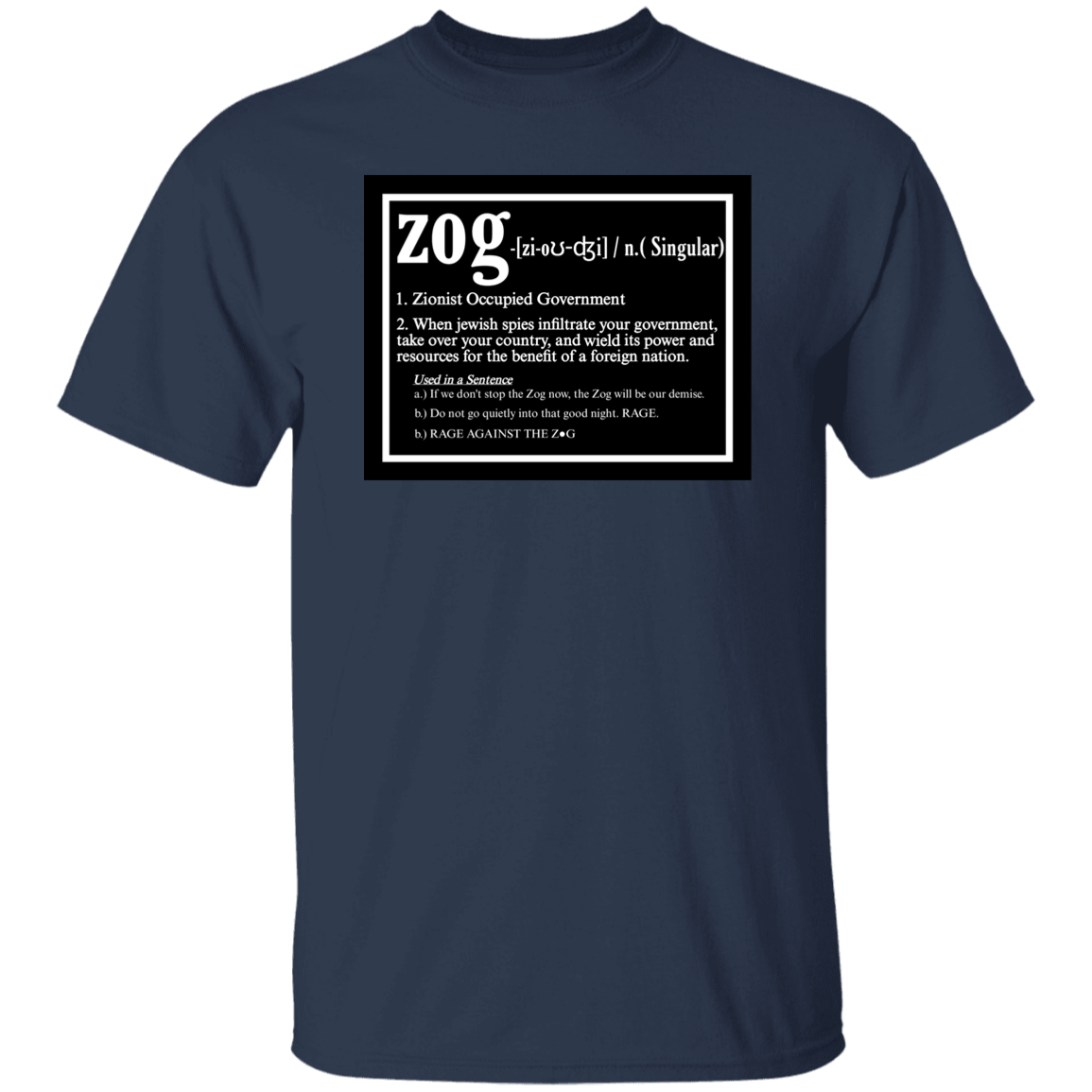 ZOG DEFINED T-Shirt - BAD GOYS CLUB