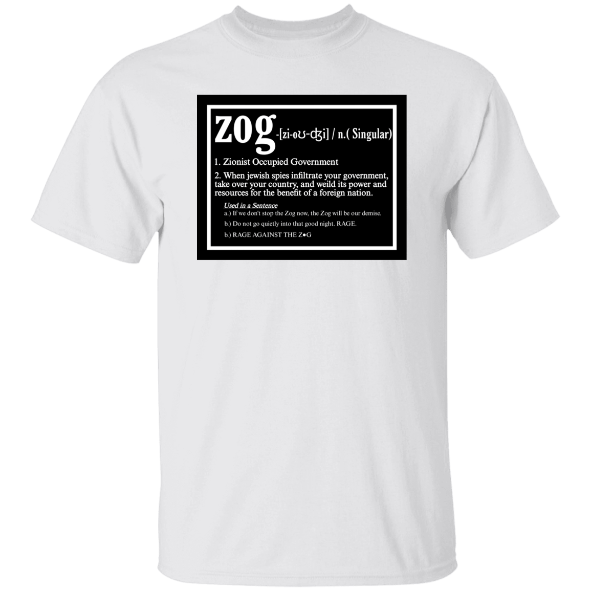 ZOG DEFINED T-Shirt - BAD GOYS CLUB