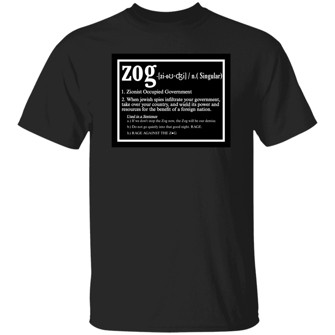 ZOG DEFINED T-Shirt - BAD GOYS CLUB