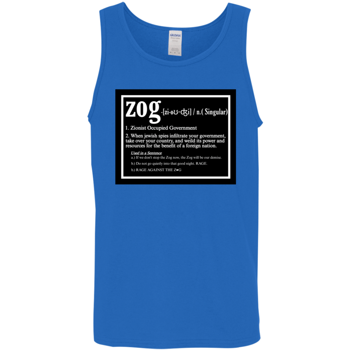 ZOG DEFINED Tank Top - BAD GOYS CLUB