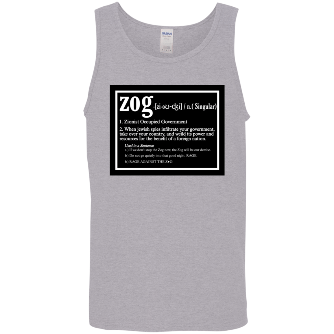 ZOG DEFINED Tank Top - BAD GOYS CLUB